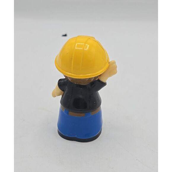 Vintage Mega Bloks CAT First Builders Construction Worker Crew Mini Figure Toy - Picture 3 of 5
